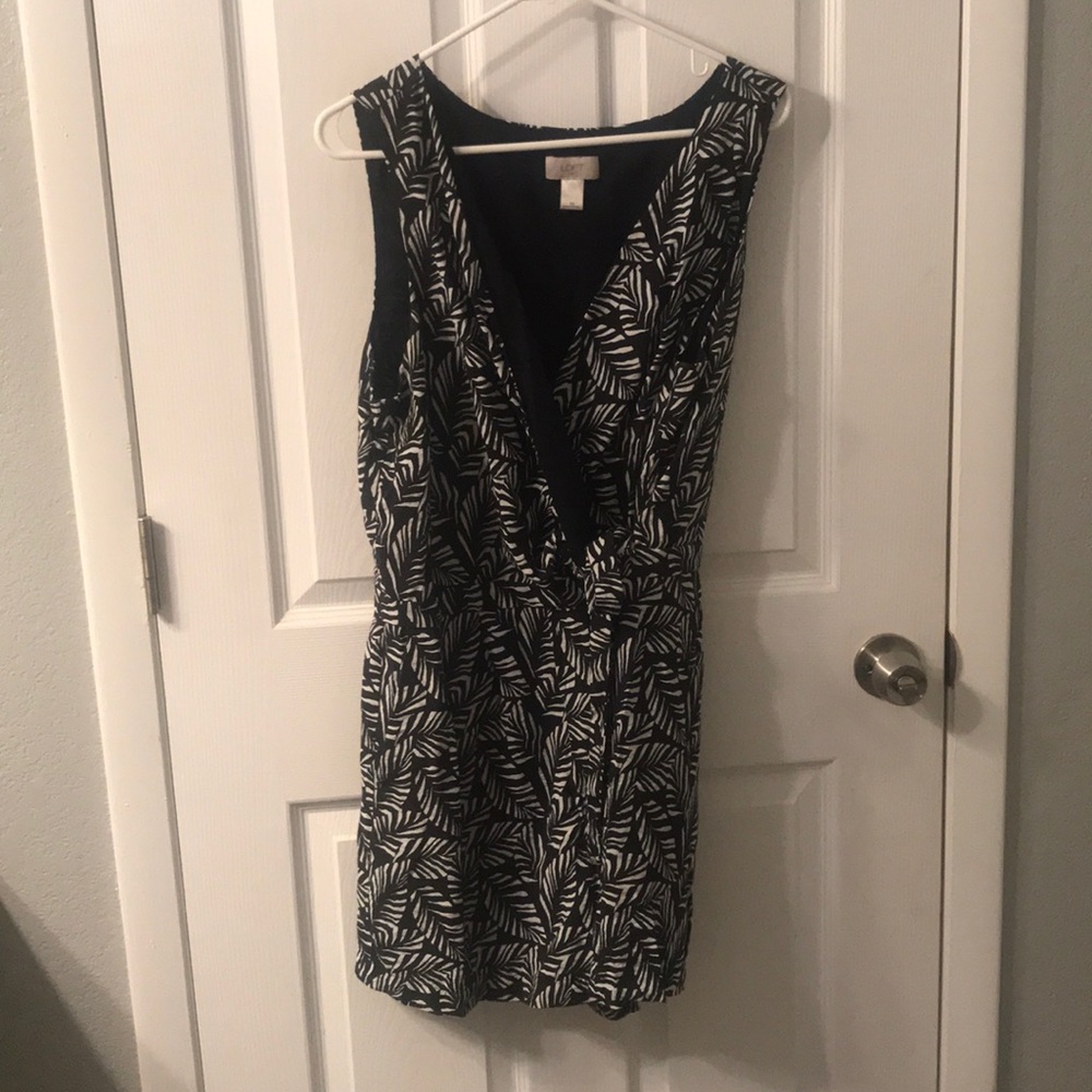 Tropical wrap romper